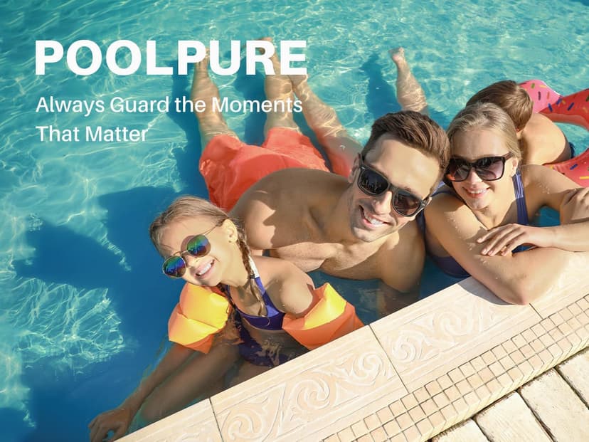 PoolPure Aquaguard SE II Cordless Robotic Pool Cleaner with 5000mah Big Battery, Extend Service Life. Ideal Pool Vacuum Robot for Above-Ground Pool (Blue)