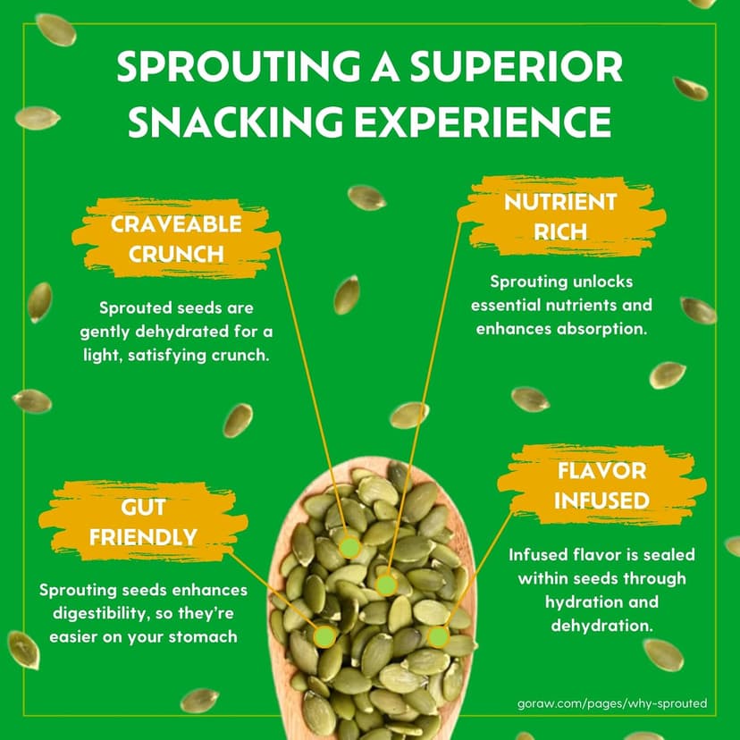 go Raw Organic Sprouted Pumpkin Seeds, 14 Oz