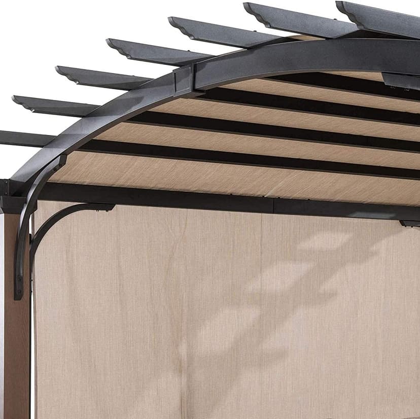 ontheway Replacement Sling Canopy for for A+R Freestanding Pergola Sold at Lowe's,10x10ft #L-PG152PST-B (Size: 200" (L) x 103" (W)) Beige