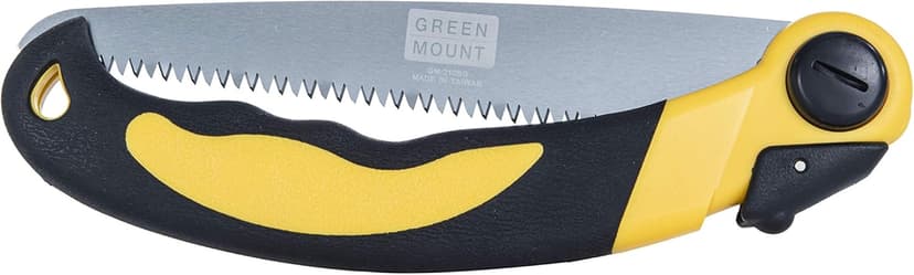 GREEN MOUNT Folding Hand Pruning Saws 9 inch for Tree Branch Cutter, Camping Saw Cutting Wood