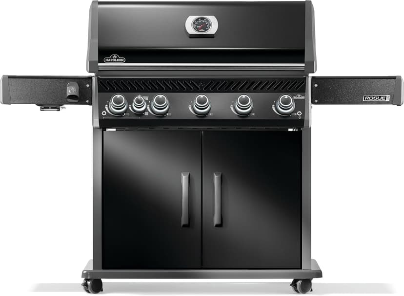 Napoleon Rogue PRO 625 Natural Gas Grill with Infrared Side Burner, Black - 6 Burners
