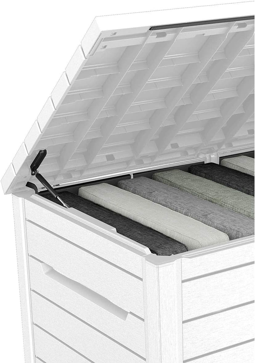 Keter XXL 230 Gallon Deck Storage Box Outdoor Patio Container ~ White