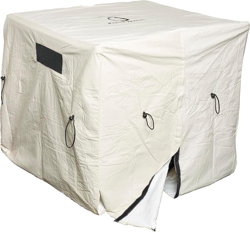 Outdoor Solutions Inc. Climate Shield Pool Heater Cover – Heavy-Duty Vinyl, Mesh Vents, Insulated Pool Equipment Cover for Winter Protection, Fits Pool Heat Pump & Filter
