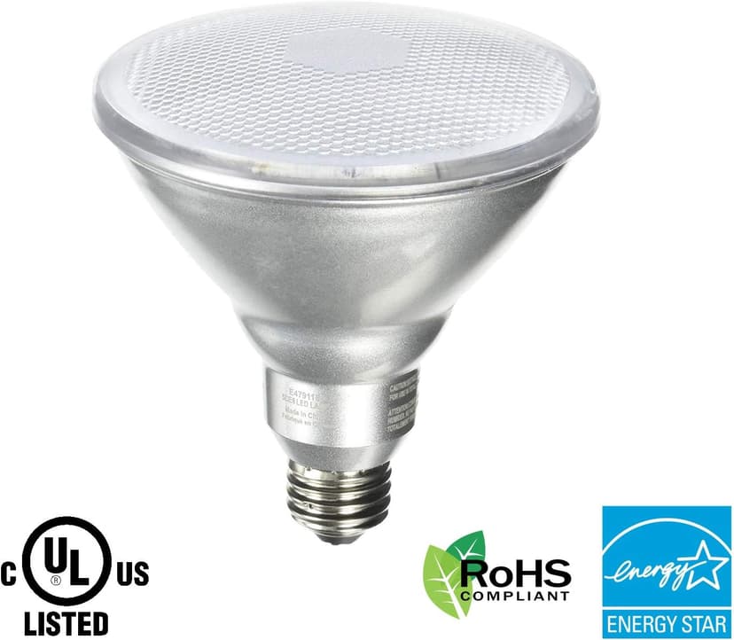 Xtricity LED PAR38 Dimmable Flood Light Bulb, 18.5W (100W Equivalent), Waterproof, 1400 Lumens, 5000k Day Light, 120V, Indoor/Outdoor, Energy Star Certified, UL Listed (4 Pack)