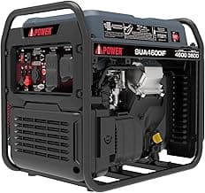 A-iPower 4600W RV-Ready Open Frame Inverter Generator Gas Powered, Lightweight Portable Power Supply with CO Sensor