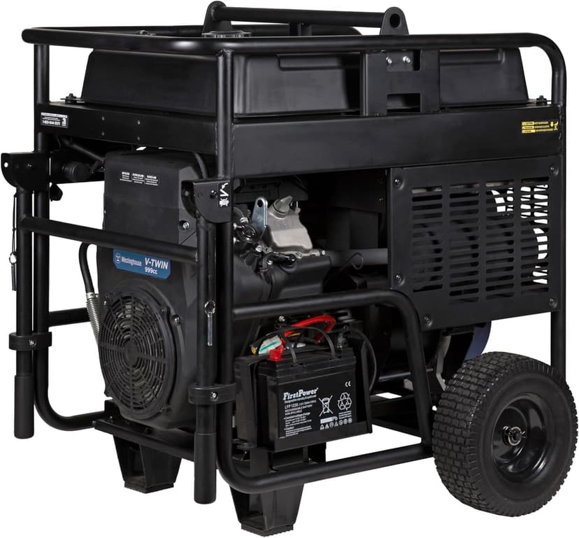 Westinghouse 28000 Peak Watt Home Backup Portable Generator, Remote Electric Start with Auto Choke, Transfer Switch Ready 30A & 50A Outlets, Gas Powered, CO Sensor,Blue