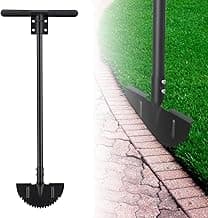 Professional Edger Lawn Tool – 36 inch Heavy Duty Stainless Steel Weed Cutter Tool with Ergonomic Metal Handle – Perfect for Garden, Yard Landscaping, and Turf Trimming, Black
