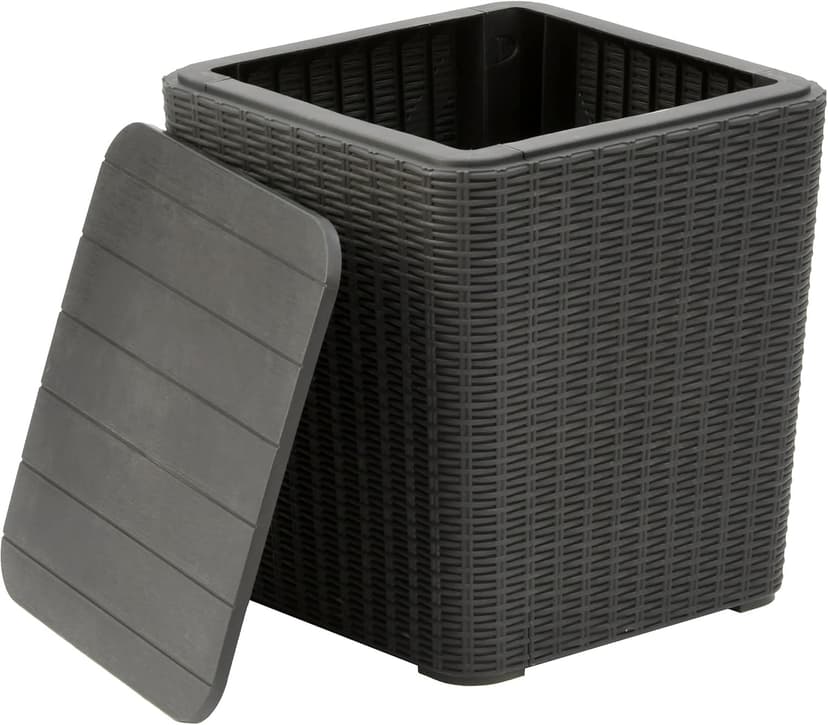 SV42-1810220 Arendal Collection All-Weather Storage Deck Box, Brown