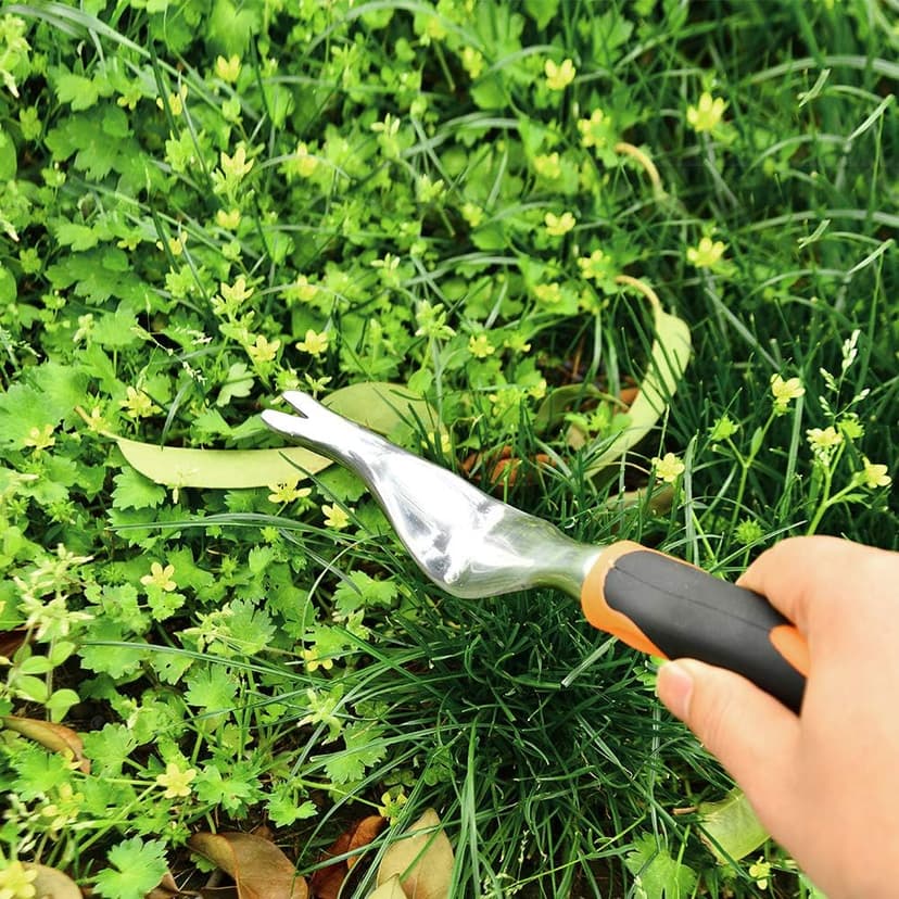 Hand Weeder Tool,Garden Weeding Tools with Ergonomic Handle,Garden Lawn Farmland Transplant Gardening Bonsai Tools