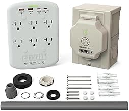 Champion Power Equipment 30-Amp Through Wall Generator Kit with Weather-Resistant Power Inlet Box