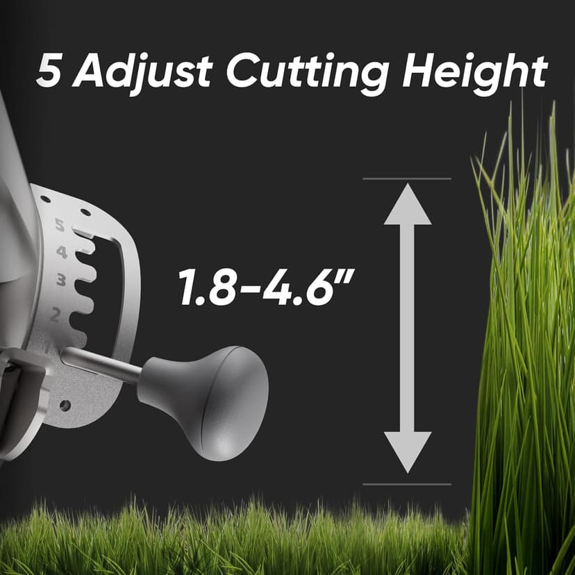 Remote Control Lawn Mower S1 2WD 56V18Ah, Robot Lawn Mower Multi-Functions with 1.8-4.6 Inch Cutting Height 21 Inch Real Blade, Robotic Lawn Mower for 45% Slope(24°) with Mowing 1.12 Acres