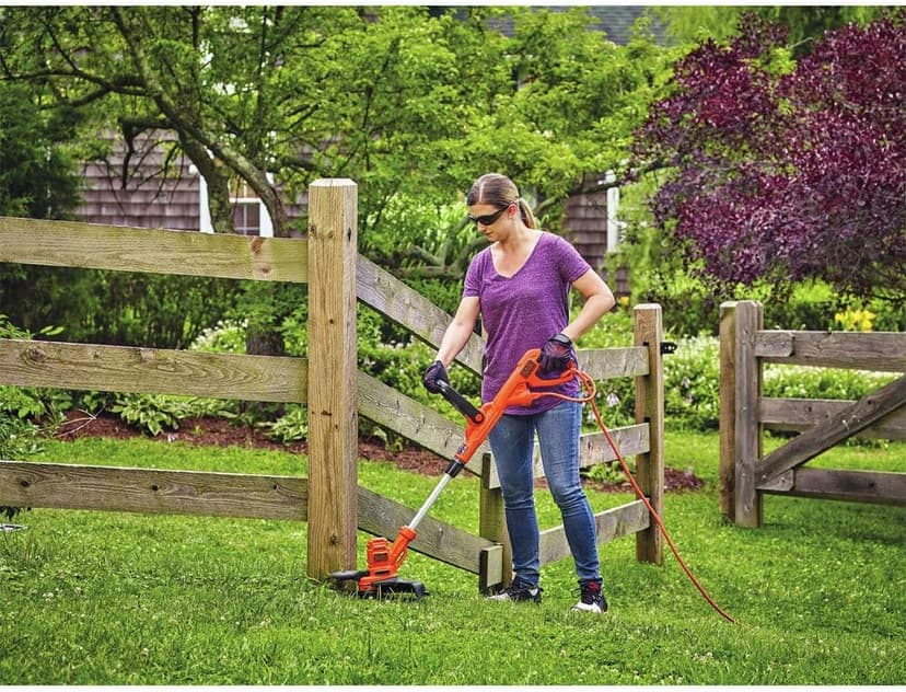 BLACK+DECKER String Trimmer with Auto Feed, Electric, 6.5-Amp, 14-Inch (BESTA510)