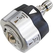 Simpson Cleaning 80142 3600 PSI Universal 5-N-1 Pressure Washer Nozzle, 1/4-Inch Quick Connect, Cold-Water Use