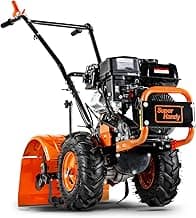 SuperHandy Tiller Cultivator – 7HP 209cc Engine, Adjustable Tilling Width & Depth, Heavy-Duty Steel Tines for Garden Soil Prep, Landscaping & Weed Removal (Rear Tine Tiller)