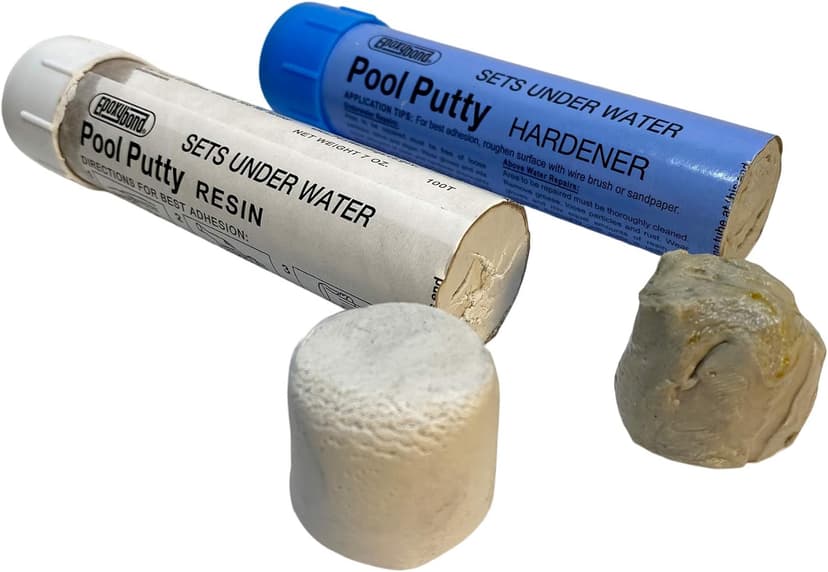 Atlas Pool Putty Epoxy Leak Sealer Kit + Valuable Instructional Videos by Swimming Pool Leak Detector [ Solves #1 DIYer Complaint [ So You Get it Right The 1Time ]