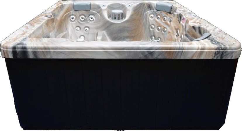 5-person Hot Tub 51-jet Spa with Ozone System - 80"x80"x34"