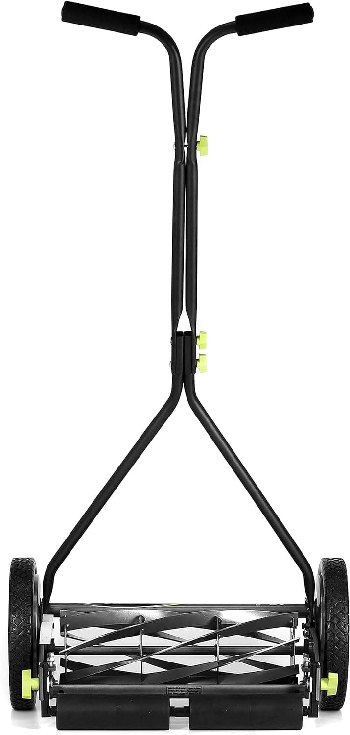 Earthwise 1715-16EW 16-Inch 7-Blade Push Reel Lawn Mower, Grey