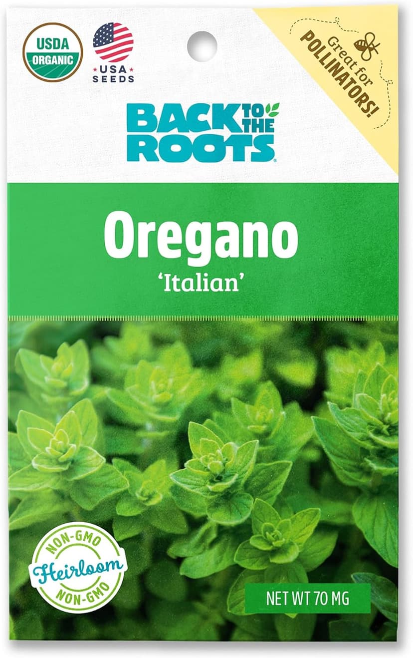 Back to the Roots - 100% Organic Seed Packet - Oregano 'Italian' 70mg