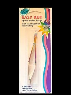 Tool Tron Easy Kut Spring Action Scissors, Titanium, Silver (00121)