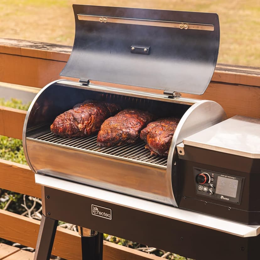 recteq Patio Legend 400 Pellet Smoker Grill with WiFi & App Connectivity, Outdoor Smokers Grills, Wood Pellet Grill, Temp Range 180° to 700+°