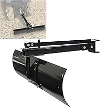 KUAFU 39.75" 3 Point Sleeve Hitch Rear Blade Compatible with ATV UTV Garden Tractors Lawn Mower Tractor Attachments Behind Rear Sleeve Hitch Tow Blade