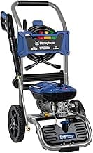 Westinghouse WPX3200e Electric Pressure Washer, 3200 PSI and 1.76 Max GPM, Induction Motor, Onboard Soap Tank, Spray Gun and Wand, 5 Nozzle Set, for Cars/Fences/Driveways/Homes/Patios/Furniture, Blue