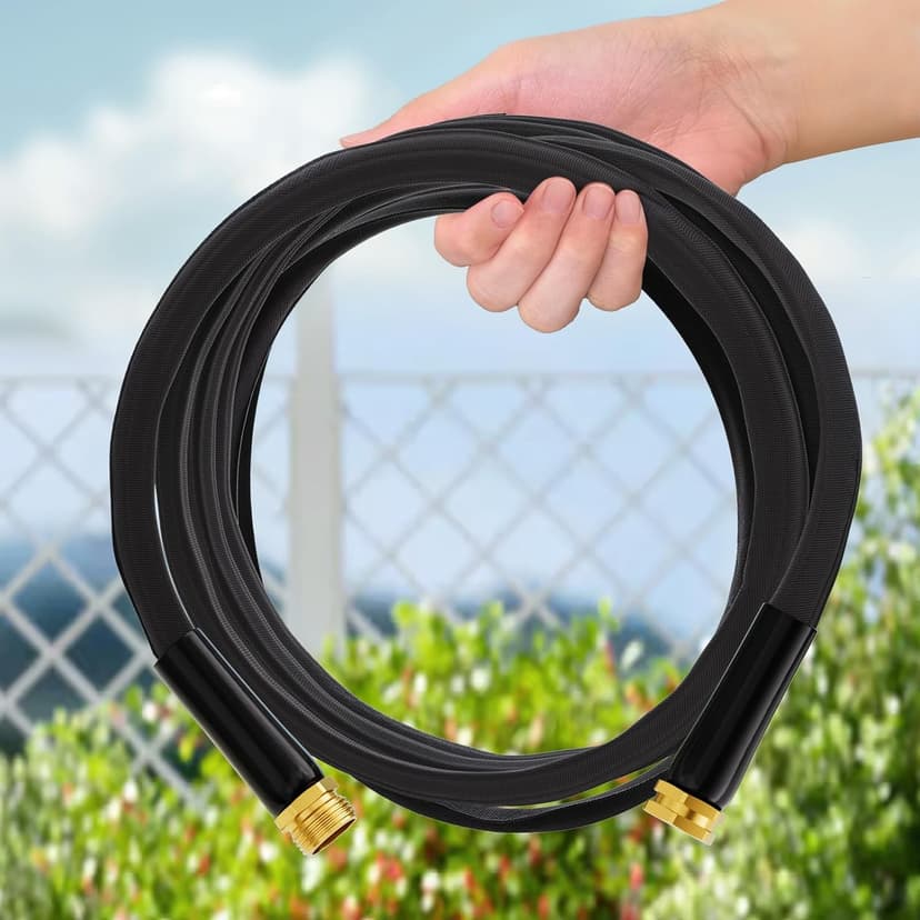 2025 Upgraded Non-Expanding Garden Hose, Lightweight, Flexible Ultra-Light Water Hose, Burst-Resistant, Lead-Free, Anti-Kink, High-Pressure (50 FT)