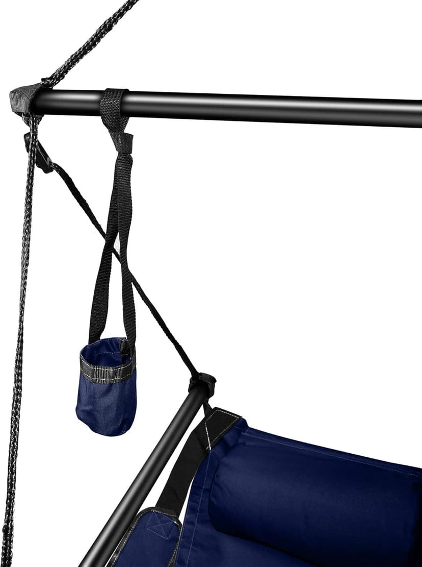 Hammaka Hanging Hammock Air Chair, Aluminum Dowels, Blue