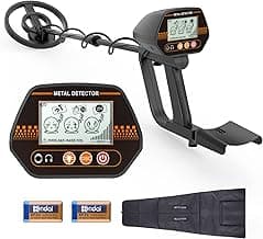 ENGiNDOT Metal Detector 3 Modes for Adults and Kids High Accuracy with LCD Display, 3 Audio Tone, DISC Mode, Waterproof Coil, Carrying Case