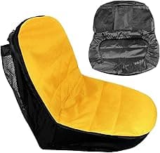 Riding Lawn Mower Seat Cover Compatible with John Deere,Tractor Seat Cover Compatible with Cub Cadet,for Craftsman,Mower Seat Cushion (Medium)