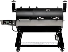 recteq DualFire 1200 Wood Pellet Smoker Grill, Wi-Fi Electric Pellet Grills, Dual Chambers for Hot and Fast + Low and Slow Cooking Grills