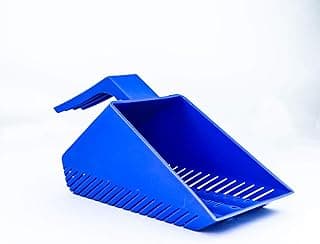 AQUA KT Aquarium Gravel Sand Shovel Scoop Cleaner Blue for Fish Tank Cleaning Tool