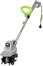 Earthwise TC70025 7.5-Inch 2.5-Amp Corded Electric Tiller/Cultivator, 7.5-Inch, 2.5-Amp Corded, Grey