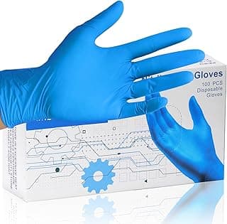 PEIPU Nitrile Disposable Gloves，Powder Free, Cleaning Service Gloves, Latex Free