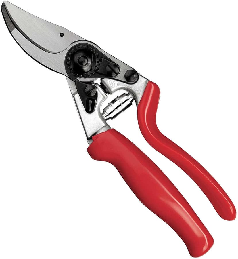 FELCO Pruning Shears (F 12) - High Performance Swiss Made One-Hand Garden Pruner with Steel Blade
