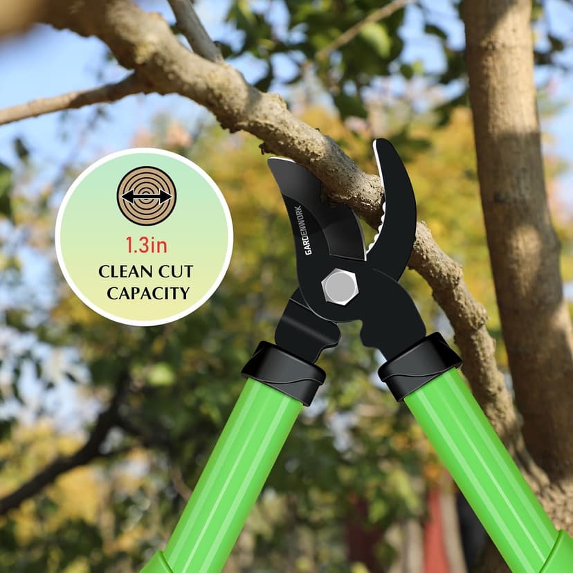 16'' Loppers for Tree Trimming,Tree Branch Cutter with SK5 Sharp Blade,1.3''Cutting Capacity for Shrubs and Bushes