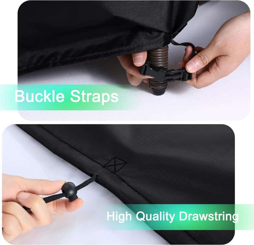 ABCCANOPY Patio Deck Box Cover Waterproof And Dustproof Winter Protection Outdoor Storage Box Cover Universal Furniture Cover 54x28x24 Black