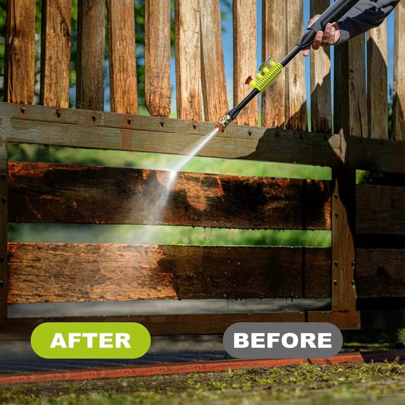 Pressure Washer, 5000PSI Max 3.6GPM Electric Power Washer with Foam Cannon 35FT Power Cord 4 Nozzles, Pressure Washer for Cars, Patios, Fences, Decks and Driveway