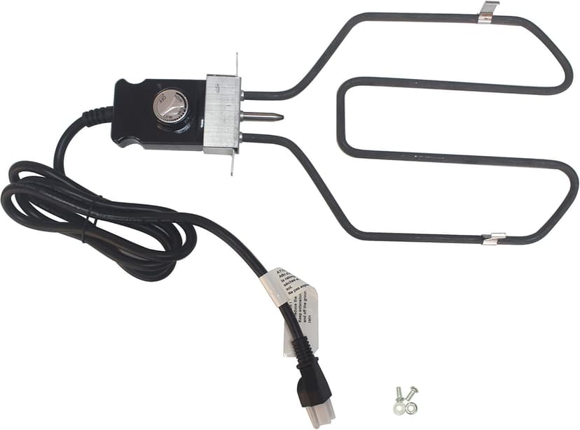 Unifit 120V AC 15A Electric Smoker/Grill Analog Adjustable Temperature Controller Heating Element Replacement Kits up to 1650 Watts (1 Set)