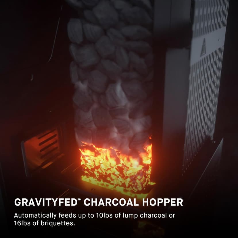 Masterbuilt Gravity Series® 800 Digital Charcoal Grill, Griddle and Smoker with Digital Control, App Connectivity and 800 Cooking Square Inches in Black, Model MB20040221