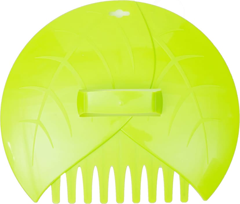 Gardenised Pair of Leaf Scoops, Hand Rakes for Lawn and Garden Cleanup (QI003286),Green