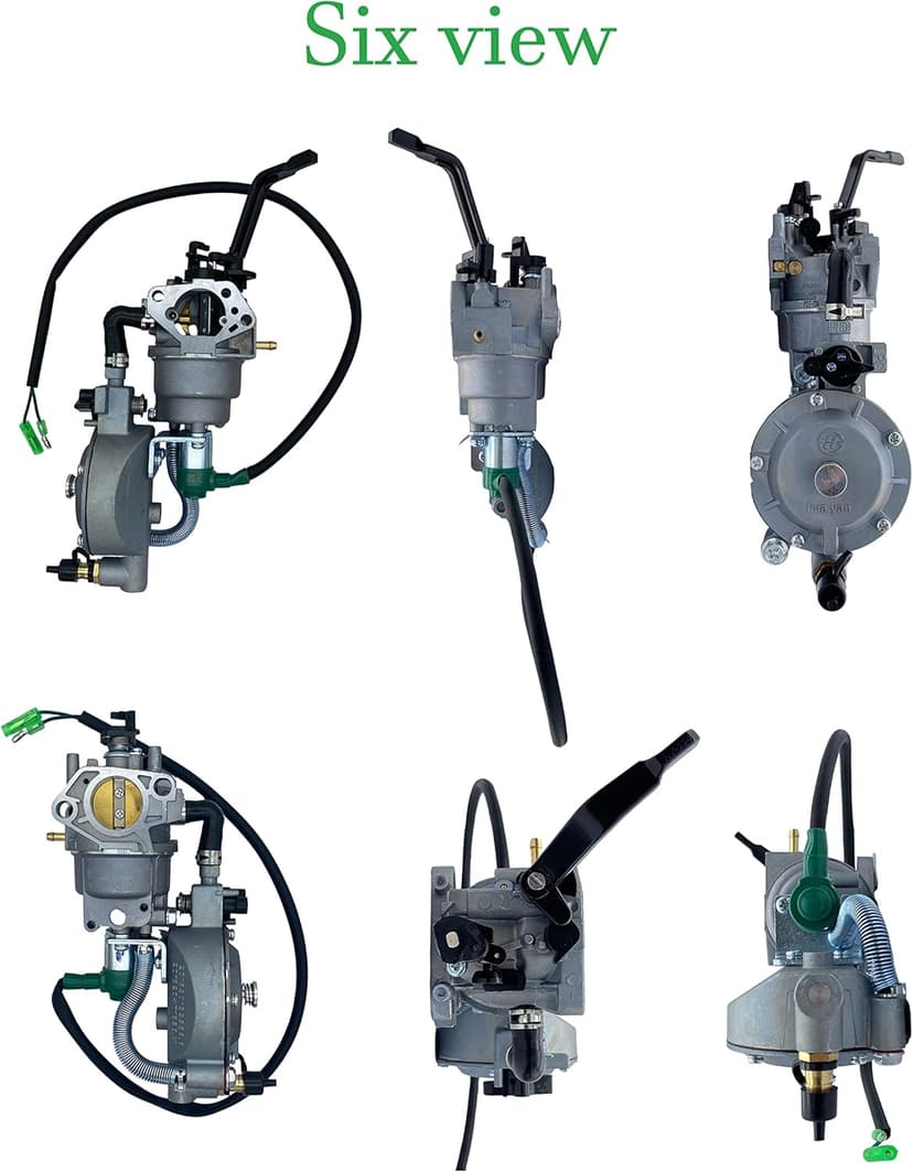 YAMAKATO 389cc 420cc Tri Dual Generator Carburetor Gas to LPG CNG Conversion Kit OEM for Fuel Generac Predator Champion Duromax Honda etc. 459cc 338cc 301cc GX270 GX340 GX390 Manual
