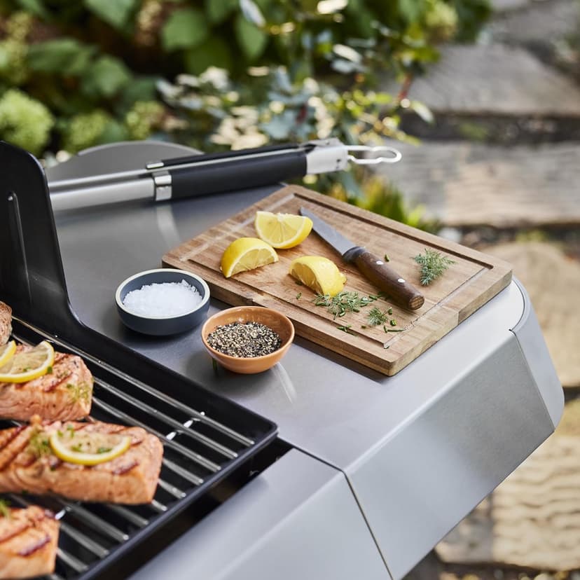 Weber Genesis S-415 Liquid Propane Gas Grill, Stainless Steel