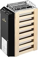 110V Sauna Heater with 3h Timer, 3KW 110V Stainless Steel Electric Sauna Heater, Internal Temperature Control, Sauna Room Equipment for Home, Hotel, Includes Instructions