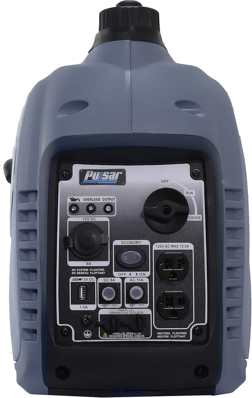 Pulsar 2,300W Portable Gas-Powered Quiet Inverter Generator With USB Outlet & Parallel Capability, Carb Compliant, G2319N
