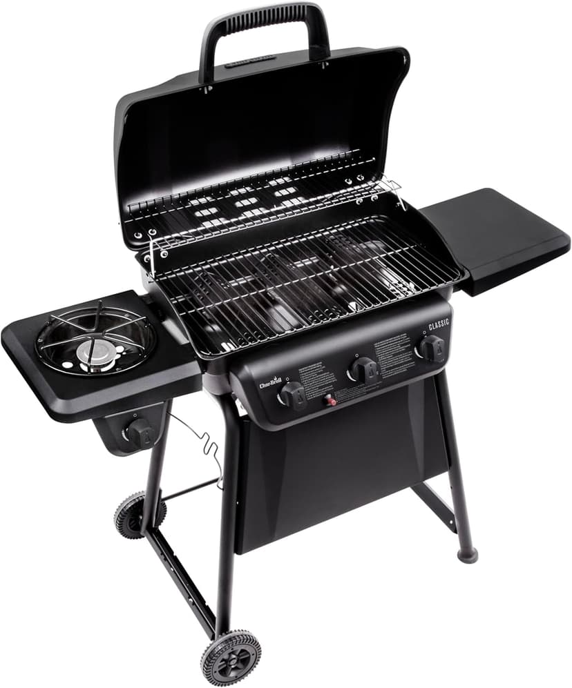 Char-Broil® Classic Series™ Convective 3-Burner with Side Burner Propane Gas Stainless Steel Grill - 463773817-P2