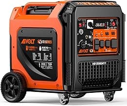 AIVOLT 11250 Wattages Dual Fuel Portable Inverter Generator Super Quiet Gas Propane Powered Remote/Electric Start Outdoor Generator ATS Ready for Home Back Up Food Truck, 50 State Approved