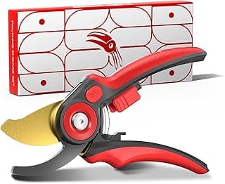 FLORA GUARD Bypass Pruning Shears, Garden Shears Heavy Duty Tree Trimmers & Garden Clippers with Ergonomic Handle, Ideal Hand Pruners for Gardening, Shrubs & Branch Cutting.（HC177）