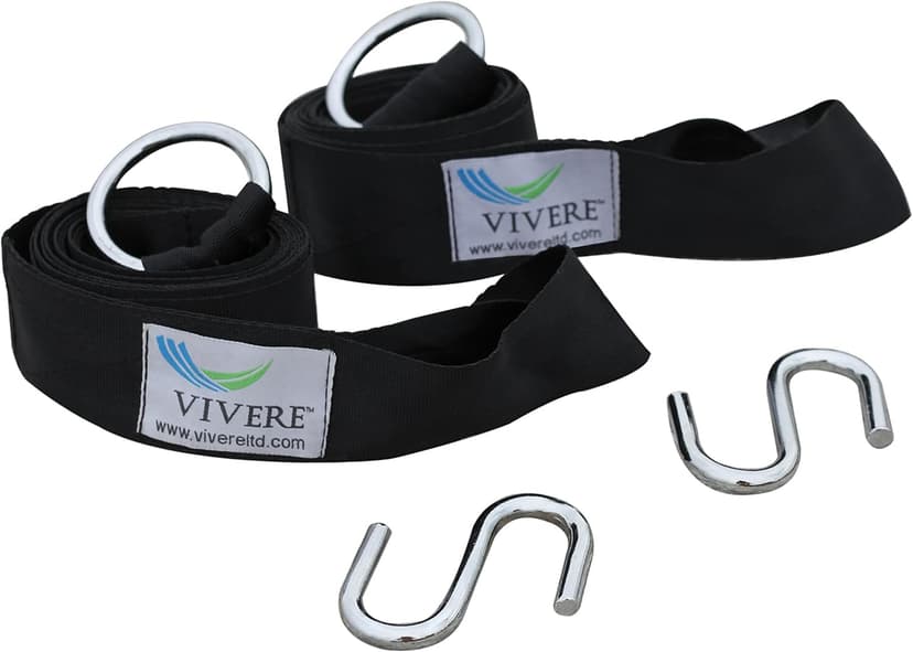 Vivere Nylon Eco-Friendly Hammock Tree Strap Set - 250 lb Weight Capacity