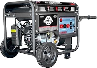 TOMAHAWK Welder Generator Stick Welder Engine Driven 120 Amp 7 HP Gasoline Portable 2,200 Watt Quiet Inverter Generator Engine